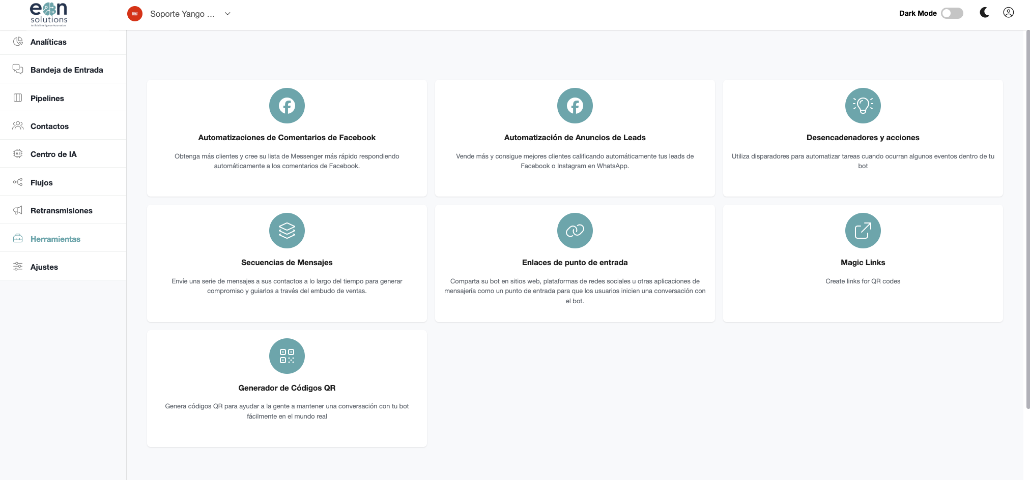 Herramientas de automatización